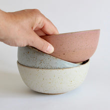 Indlæs billede til gallerivisning Morgenmadsskål, LYS BLÅ/GRÅ