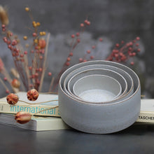 Indlæs billede til gallerivisning Cylinderskål, Cremehvid, 7 cm.