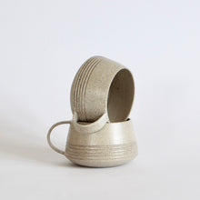 Indlæs billede til gallerivisning Retro-rillekop med hank, MOKKA